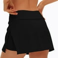 thumbnail image 3 of Frostluinai Women’s Tennis Skirts High Waisted Mini Golf Skirt with Shorts Pockets Side Slit Skorts Quick Dry Skorts for Athletic, 3 of 6