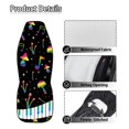 thumbnail image 5 of POLERO Rainbow Mushroom Music Front Automobile Seat Cover, Set of 2 Polyester Stretchy Seat Protector for Car Interior Accessories, 5 of 12