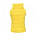thumbnail image 4 of EASTIN Turtleneck Classic Straw-Rope Pet Dog Sweater Apparel, 4 of 11