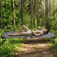 thumbnail image 2 of Biotree Folding Camping Cot Portable Military Style Sleeping Bed Heavy Duty Outdoor Cot for Adults Camping Hiking, Gray, 2 of 10