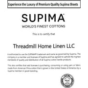 Threadmill Home Linen 4-Piece Luxury Bedding Set, Queen, Gray Solid Print, 1000 Thread Count