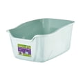 thumbnail image 5 of Vibrant Life High-Sided Open Cat Litter Box, XL, Green, 5 of 7