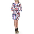 thumbnail image 3 of Women's 3/4 Sleeve Geometric Print Dress, 3 of 4