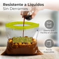 thumbnail image 4 of Berry Bloom Bolsas Reutilizables De Almacenamiento 120 Piezas, De Galon 27x31cm, Fondo Expandible, Herméticas, Doble Cierre Sin BPA, Superficie Para Escribir, alimentos, frutas, verduras y congelador, 4 of 11