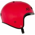thumbnail image 2 of S1 Retro Lifer Helmet - Red Gloss w/ Checkers, 2 of 4