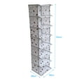 thumbnail image 3 of 7-Cube Modular Storage Organizer with Non-Woven Fabric & Aluminum Tubes, DIY Stackable Design for Bedroom, Study, Living Room – Space-Saving Multipurpose Cabinet for Shoes, Toys, Clothes, Blue, 3 of 6