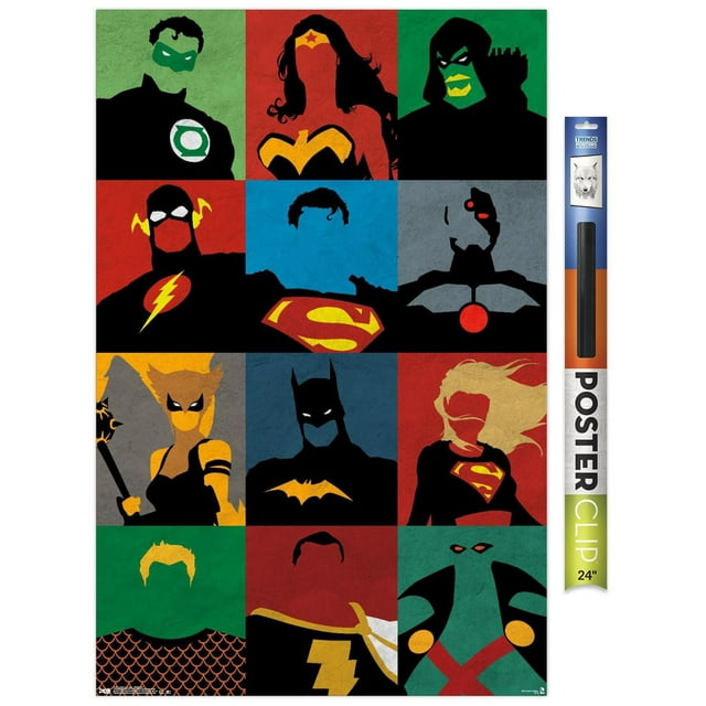 DC Comics - Justice League - Minimalist Wall Poster, 22.375" x 34"
