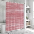 thumbnail image 5 of Pink Shower Curtain Set - 48" x 72" Washable Bathtub Curtain with 12 Hooks, Vintage Modern Abstract Art Ombre Waterproof Fabric Stall Shower Curtains for Bathroom/Bathtub Décor, 5 of 6