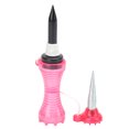 thumbnail image 1 of Juego de tees de práctica de golf, soporte reutilizable para juego de pelotas para campo de prácticas y tapete de práctica, color rosa, 1 of 8