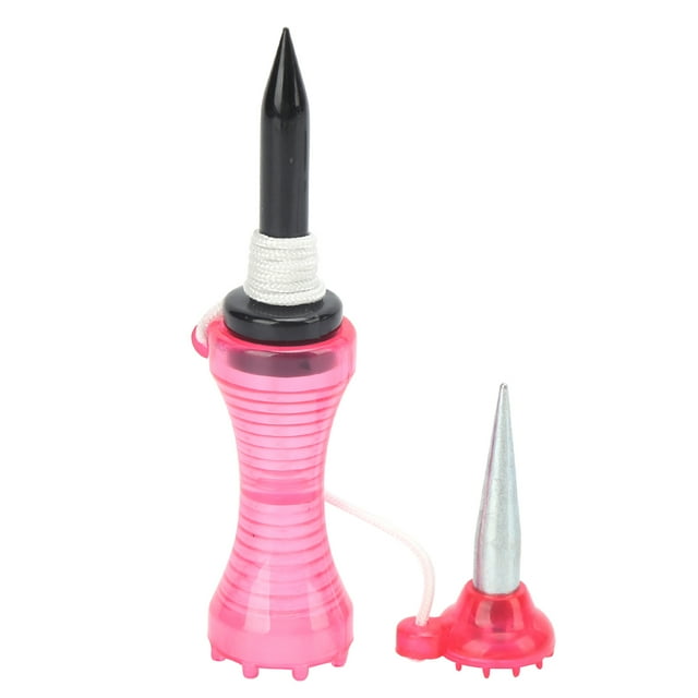 Juego de tees de práctica de golf, soporte reutilizable para juego de pelotas para campo de prácticas y tapete de práctica, color rosa
