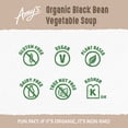 thumbnail image 5 of Amy's Organic Soup Low Fat Black Bean Vegetable 14.5 fl oz Pack of 3, 5 of 8