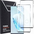 thumbnail image 1 of ccwonima 2 Pack Screen Protector For Samsung Galaxy Note 10 Plus Tempered Glass, 3D Curved Full Coverage, Anti Scratch, 9H Hardness,Bubble Free, Easy to Install, HD Clear, 1 of 1