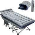 thumbnail image 5 of MOPHOTO Folding Camping Cots for Adults, Double Layer 1200D Folding Bed, Heavy Duty Sleeping Cots, Quick Folding, w/Carrying Bag, 5 of 9