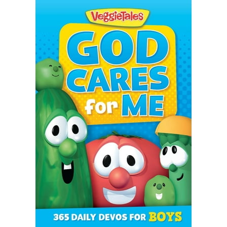VeggieTales God Cares for Me: 365 Daily Devos for Boys, (Paperback)