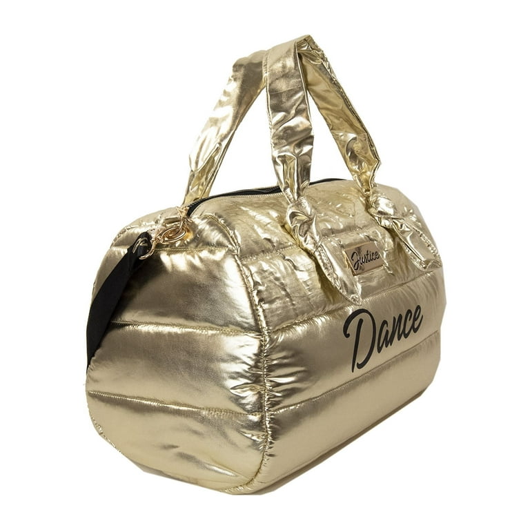 Dance' Quilted Metallic Medium Duffle Bag