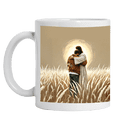 thumbnail image 2 of Lotusprinthandmade Jesus and Man Christian White Ceramic Mug (11oz) (Made In US), Faith-based Coffee Mug, Christian-themed Drinkware, 2 of 5