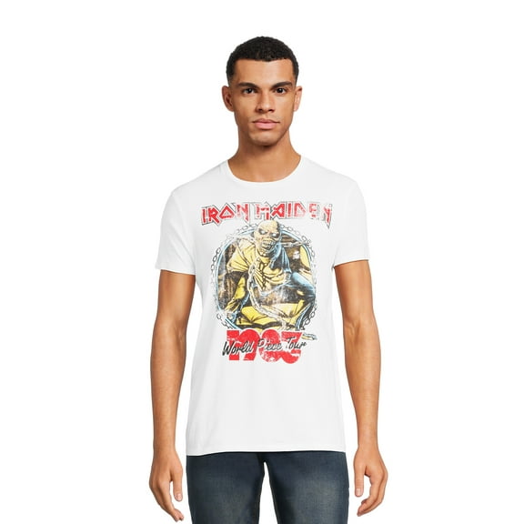 Iron Maiden Men's and Big Men's Graphic Tee with Short Sleeves, Size S-3XL
