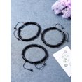 thumbnail image 4 of GHSDFBB Natural Stone Beads Bracelet Healing Crystal Adjustable Handmade Braided Rope Gemstone Bracelets for Men, 4 of 7