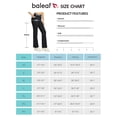 thumbnail image 7 of BALEAF Women's Fleece Lined Pants Yoga Pants Warm Thermal Winter High Waisted Straight Leg Leggings with 6 Pockets Black M, 7 of 7