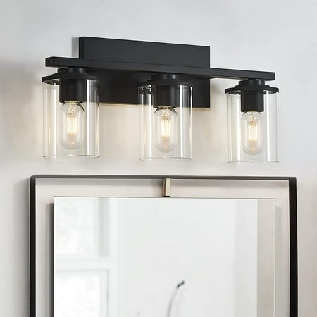 

SADENICEL Brushed Nickel Bathroom Vanity Light 3-Light Metal Wall Sconce Fixtures for Bathroom Lighting (Brushed Nickel 3 Light)