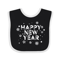 Inktastic Happy New Year Boys or Girls Baby Bib