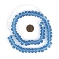 thumbnail image 2 of The Bead Chest Light Blue Rondelle Java Recycled Glass Beads 11mm Indonesia Sea Glass Disk Large Hole 23 Inch Strand Fair Trade, 2 of 3