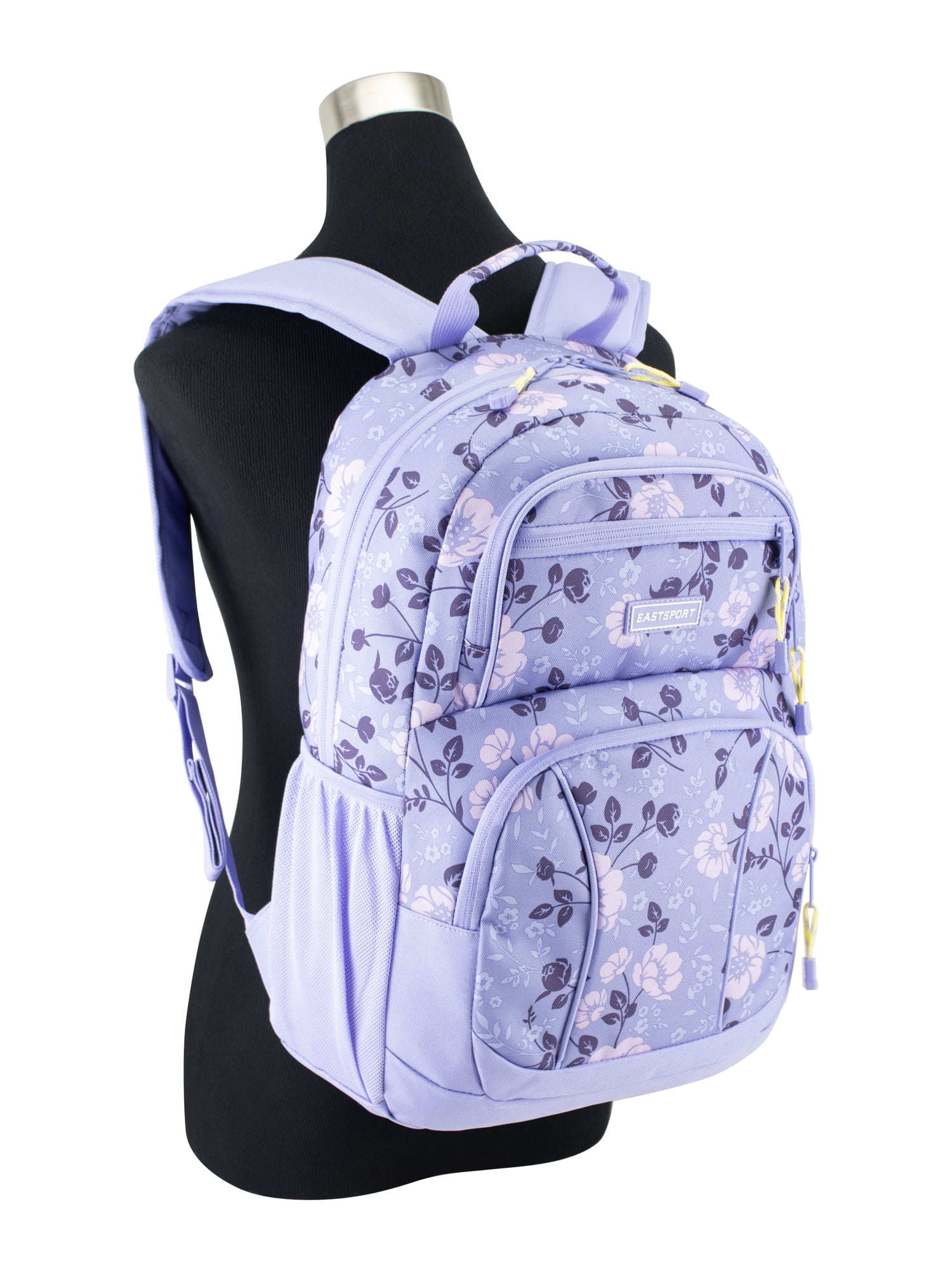 Eastsport Unisex 18.5" Vision Sport Backpack, Cheerful Flowers