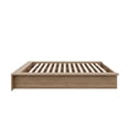 thumbnail image 6 of Nexera James King Size Platform Wood Bed Frame, Brown Oak, 6 of 8
