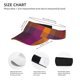 thumbnail image 3 of Fotbe Purple Yellow Buffalo Plaid Visera Deportiva con Diseño, Gorra Abierta Ajustable de Algodón para Mujer y Hombre, 3 of 7