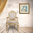 thumbnail image 3 of Grey, Jace 26x26 Gold Ornate Wood Framed with Double Matting Museum Art Print Titled - Relax Shell, 3 of 4