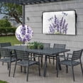 thumbnail image 6 of Outdoor TV Cover 58x37x4.5in, Farm Purple Flowers Lavender Weatherproof TV Screen Protector with Zipper, Country Dragonfly Outside Television Cover Fits Up to 60-65", 6 of 9