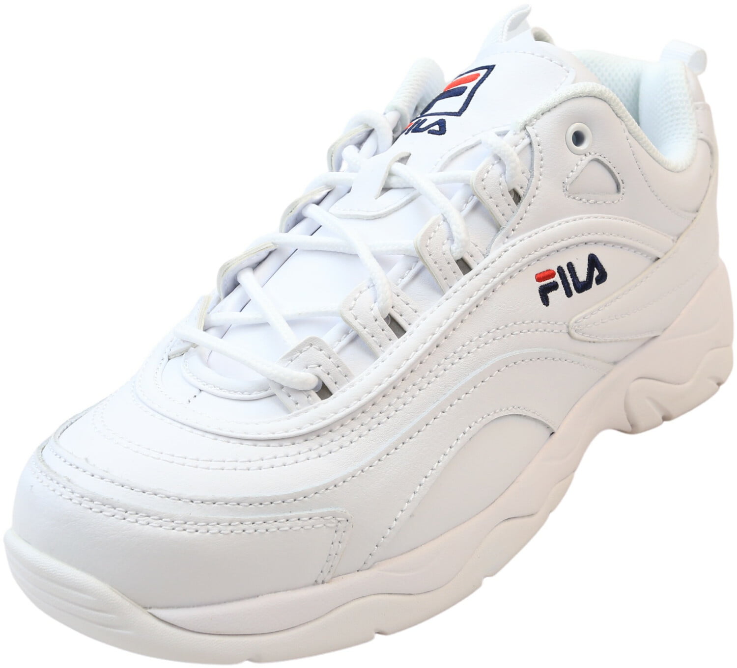 FILA - Fila Women's Disarray White / Navy Red Low Top Sneaker - 9M ...