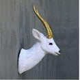 thumbnail image 3 of White Gazelle Head Life Size Statue, 3 of 4