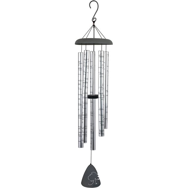 Carson Home Accents Signature Sonnet Series Family Outdoor Wind Chime, 44 Inch