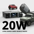thumbnail image 2 of Radio móvil GMRS Radioddity DB20-G 20 W 500 canales, 2 of 9