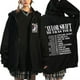 thumbnail image 3 of Sudadera con capucha con cremallera de la cantante Taylor, chaqueta con capucha informal de gran tamaño, ropa de calle de Hip Hop, abrigo con cremallera, estampado de Tour The Eras, 3 of 4