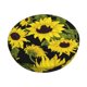 thumbnail image 1 of Balery Sunflowers In Vintage Fundas de asiento para taburete de bar redondo de tela de terciopelo ajustables que protegen de arañazos y manchas para sillas de 14 a 17 pulgadas.-14 inch, 1 of 7