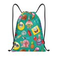 thumbnail image 1 of Pofeuu SpongeBob SquarePants for Water-Resistant 210D Drawstring Bag Compact Foldable Design Gym Yoga Travel Essentials Lightweight Carryall-Medium, 1 of 6