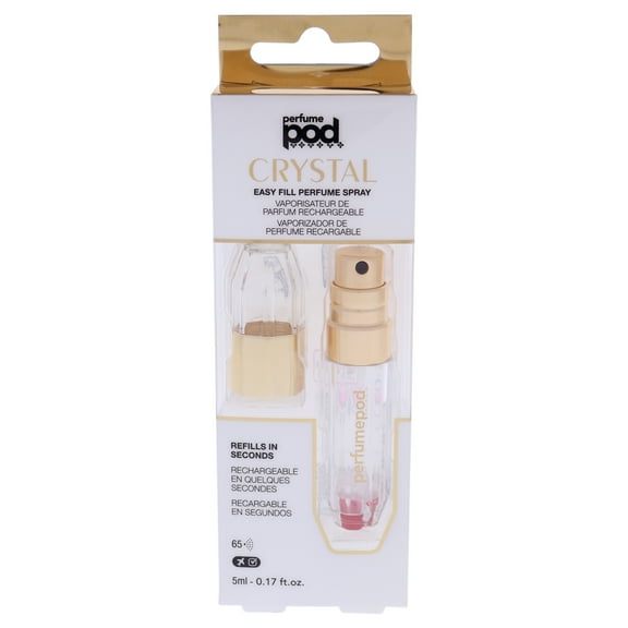 Perfume Pod Crystal - Gold by Travalo for Unisex - 0.17 oz Refillable Spray (Empty)