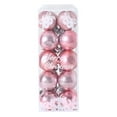 thumbnail image 5 of 20Pcs 4cm Christmas Tree Color Ball Shatterproof Multi-styles Electroplating Bright Color Reusable Scene Layout Wedding Decor Xmas Party Hanging Ball Pendant Party Supplies, 5 of 8
