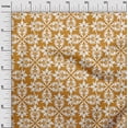thumbnail image 3 of oneOone Silk Tabby Gamboge Yellow Fabric Asian Ornamental Diy Clothing Quilting Fabric Print Fabric By Yard 42 Inch Wide, 3 of 5