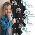 thumbnail image 3 of Blackout Kids Curtains,Boho Bohemia Rainbow Childrens Insulated Curtains Set Of 2,Bedroom Essentials,Toddler Room Decor 42"x54"(106x137cm), 3 of 4