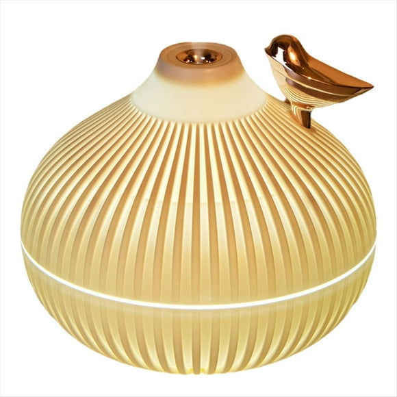 Humidificador USB de 300 Ml, Humidificador Estilo Cebolla con Luz y Luz Ambiental, Minihumidificador para el Hogar.