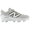 thumbnail image 2 of New Balance Mens 3000V7 Molded Baseball Cleats Grey/White 8.5, 2 of 6