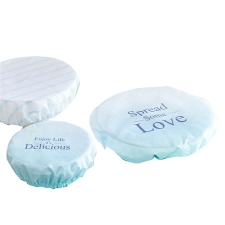 

Oxford Cloth Printed Bowl Cover Reusable Elastic Food Bowls Protective Cover