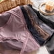 thumbnail image 5 of Ropa interior de mujer de seda de hielo sin costuras de algodón antibacteriano con encaje en la entrepierna para las cuatro estaciones fina, 5 of 5