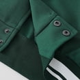thumbnail image 5 of WIZUTIZ Women's Casual Fashion Baseball Jacket Pocket Long Sleeve Cotton Blend Fall Casual, 5 of 8