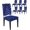 Blue, variant on Chair Covers for Dining Room Set of 6,Merry Christmas Tree Snowflakes Red Stretch Seat Protector Removable Washable Chairs Slipcovers for Kitchen Banquet Wedding Hotel,Xmas Trees Bell