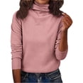 thumbnail image 1 of Chandail à Col Roulé pour Femme Automne/hiver, Chandail à Col Montant pour Femme, Chandail à Col Empilé Ajusté, Chandail de Base, Chandail à Col Roulé pour Femme G, 1 of 6