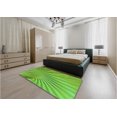 thumbnail image 5 of Ahgly Company Machine Washable Indoor Rectangle Transitional Emerald Green Area Rugs, 4' x 6', 5 of 7